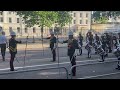 Royal marines beating retreat  march to horse guards parade