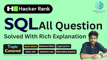 2025|Complete Hackerrank sql questions|sql tutorial| sql full course|sql tutorial for beginners|SQL