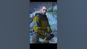 Do not interfere Witcher #gaming #videogame #witcher3 #witcherheartofstonedlc #rpg #GaunterO