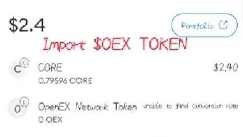 $OEX Token Contract Address (CORE CHAIN) | OpenEX Import Token | OpenEX new Update Today | Withdraw