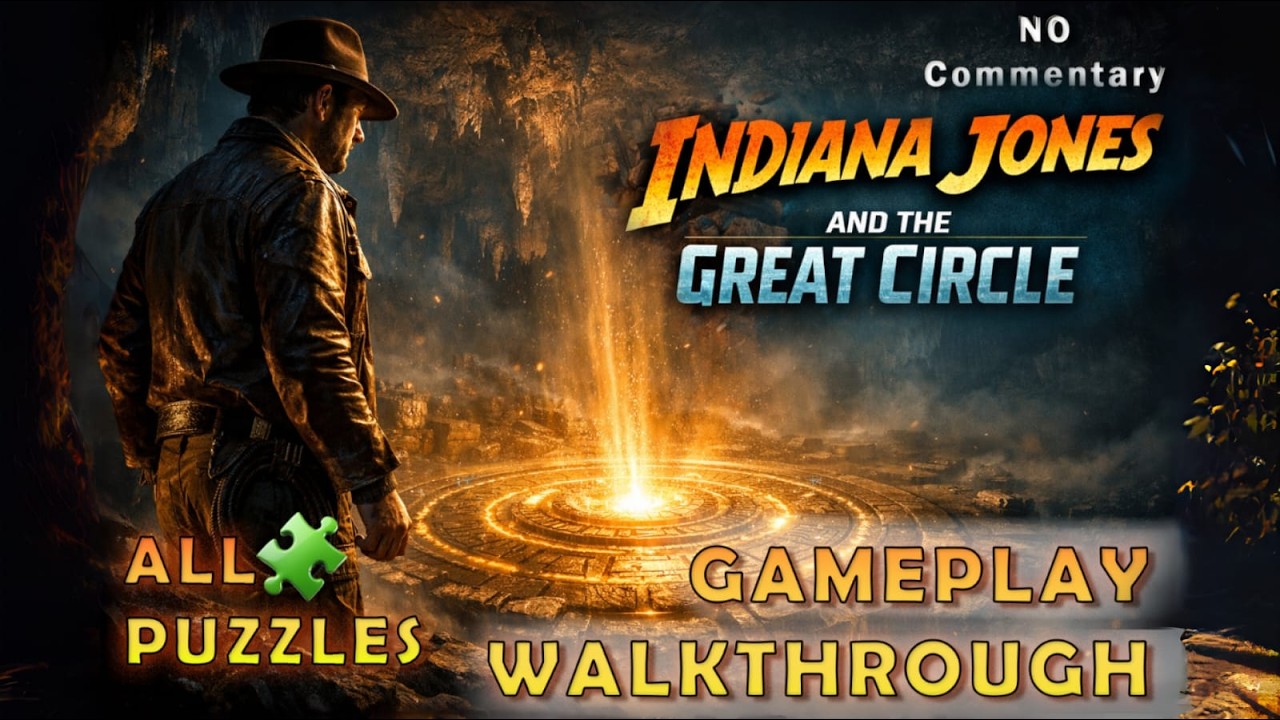 INDIANA JONES AND THE GREAT CIRCLE Gameplay Walkthrough FULL GAME 2K 60FPS PC | No Commentary PART 1