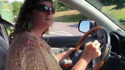 Push Rock hand controls mounted on the left, spinner knob for steering