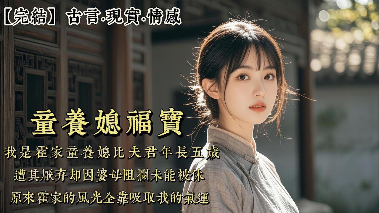 【完結】我是霍家童養媳，比夫君整整大五歲。他風華正茂時，我已人老珠黃。夫君對我厭惡不已，可婆母卻無論如何不肯讓他休棄我。終於有一日，婆母重病臥牀。夫君做的第一件事就是將我休出家門……