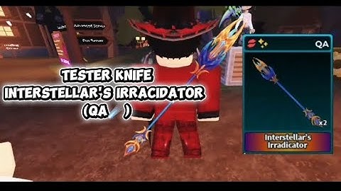 Showcase Tester knife Interstellar
