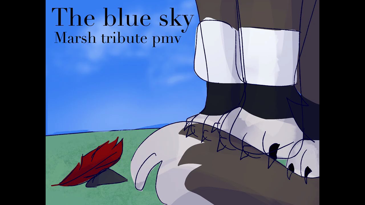 The blue sky -oc (marsh) tribute-