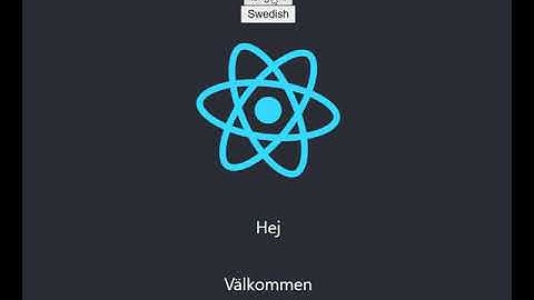React js localization with i18next - final result