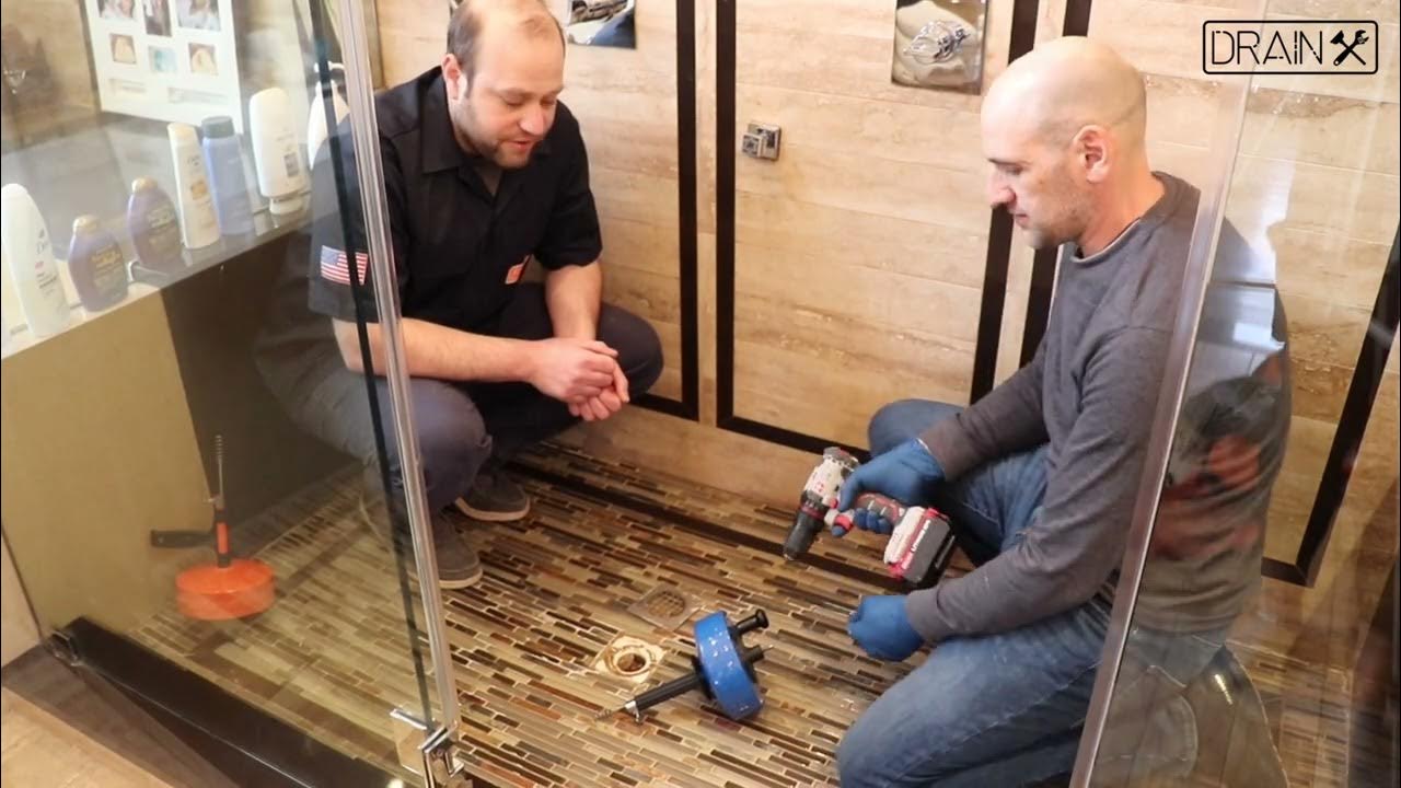 How to Clear Shower Drain using a Drill or Manually. DrainX Auger