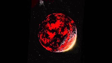 Free Video Background   Fire PLanet Real 3D   Intro With Efect Lighthing