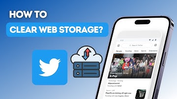 How to clear web storage on Twitter?