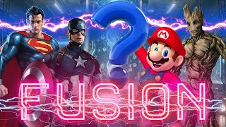 Fusion - Mario + Groot + Superman + Captain America