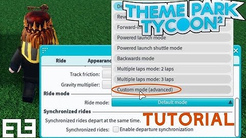 Ride Operations Custom Mode Tutorial | Theme Park Tycoon 2 | Roblox