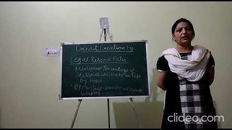 Credit creation by commercial bank