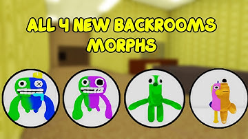 UPDATE - How To Find ALL 4 NEW MORPHS in Find The Backrooms Morphs