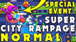 Super City Rampage Brawl Stars Special Event From Normal To Insane Normal