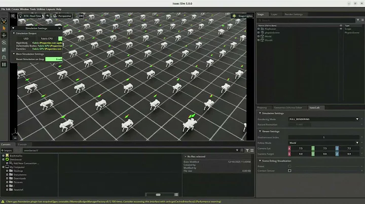 Unitree Go2 Robot Dog | Reinforcement Learning Walking Demo| | Isaac Sim | IsaacLab