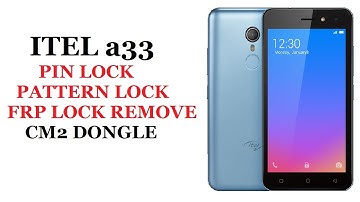 ITEL A33 PIN LOCK | PATTERN LOCK | FRP LOCK REMOVE