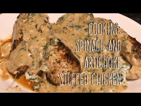 Cooking: Spinach and Artichoke Stuffed Chicken