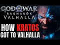 God of war ragnarok valhalla  how did kratos get to valhalla