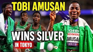 🇳🇬🥈Tobi Amusan Wins Silver Nigeria’s Only Medal At Tokyo 2025 World Athletics Championships