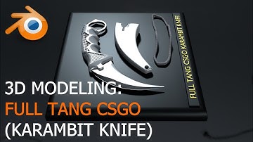 3D Modeling: CSGO Karambit Knife