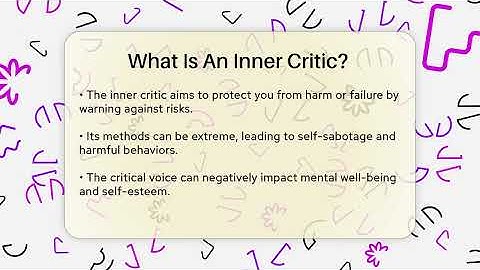 What Is An Inner Critic? - The Personal Growth Path