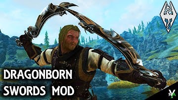 DRAGONBORN SWORDS: Sword Mod- Xbox Modded Skyrim Mod Showcase