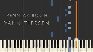 Penn ar Roc'h - Yann Tiersen \\ Synthesia Piano Tutorial chords