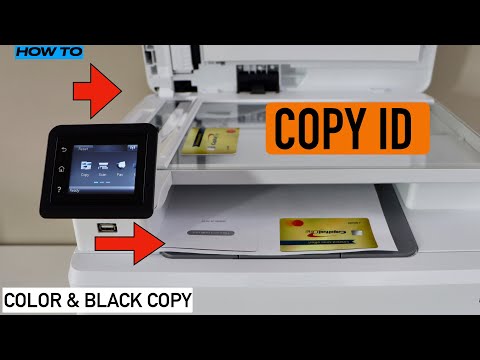 How to copy ID CARD using HP Laserjet Pro Colour Printer ?