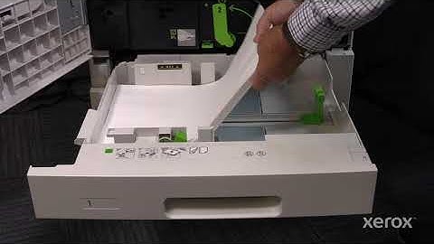 Xerox® PrimeLink® C9065 / C9070 How to Remove Trays 1 and 2 on the Printer