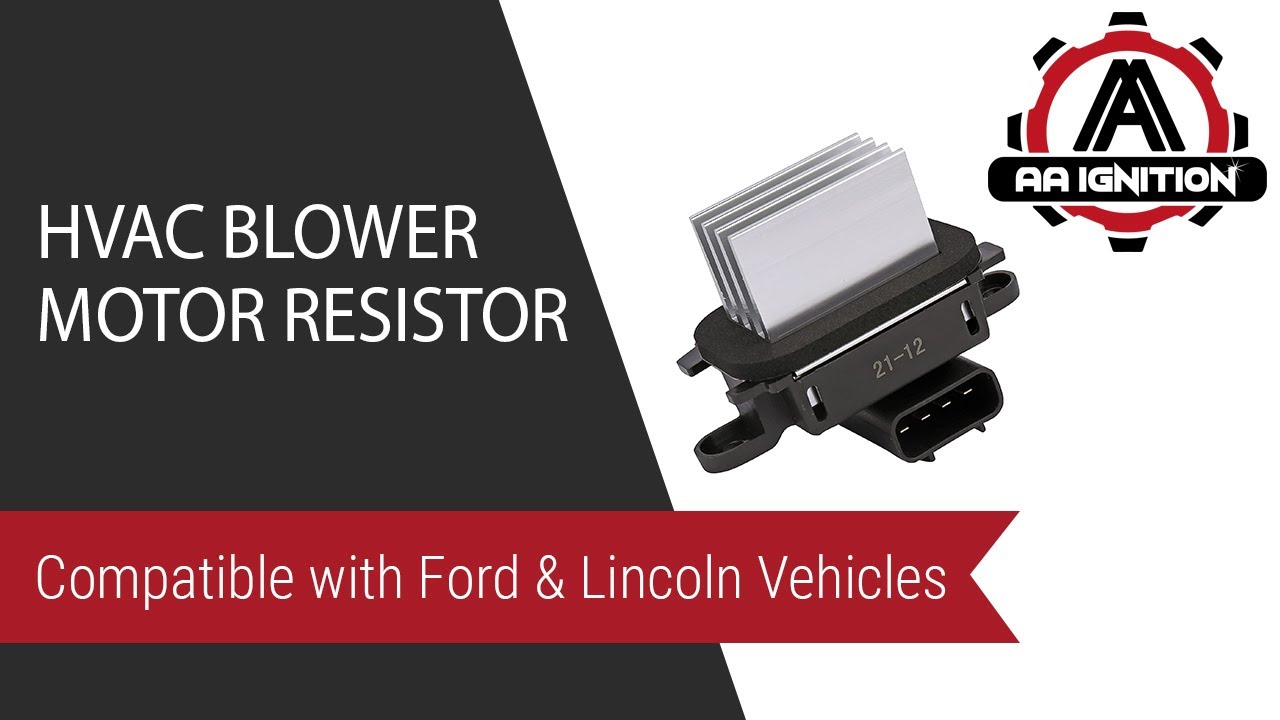 HVAC Blower Motor Resistor - Compatible with Ford & Lincoln Vehicles ...