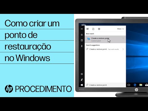 Como criar um ponto de restauração no Windows | HP Support
