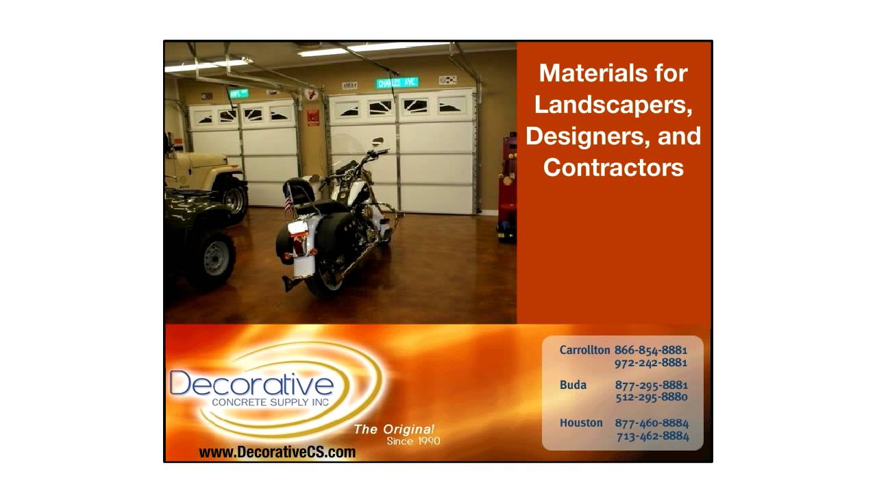 Decorative Concrete Supply Introduces Better Concrete