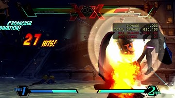 Umvc3 - Magneto Doom Trish Hard Tag Combo