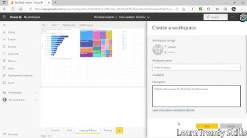 Create a Workspace for Collaboration in Power BI | Microsoft Power BI Essential Training 2024