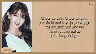 TWICE CHEER UP karaoke with easy lyrics
