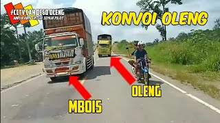 KONVOI SUJAMA OLENG PARAH DILINTAS TIMUR SUMATRA 😱