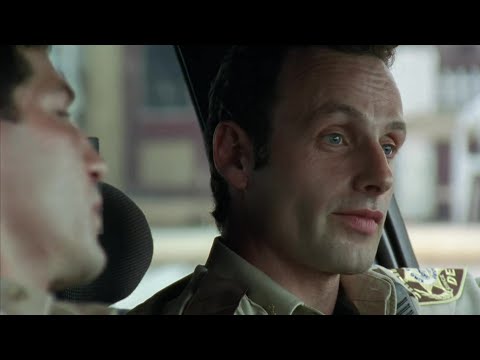 The Walking Dead | S1 EP1 | Rick and Shane in the police car