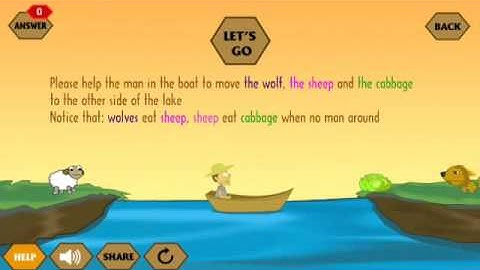 River Crossing IQ Logic 1 answer