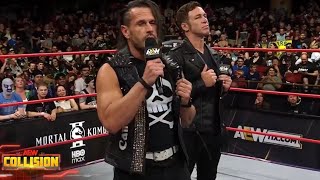 Motor City Machine Guns first promo as members of the AEW roster - AEW Collision 7/30/26