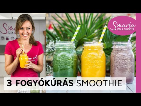 Fogyókúrás smoothie receptek I Zsírégető I Éhségcsökkentő I Emésztésjavító