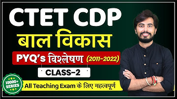 CTET 2022 CDP ( बाल विकास ) PYQ Special Series for CTET Paper 1 and 2 by Rohit Vaidwan