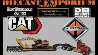 1:50 Diecast Masters International HX520 Semi w/Lowboy & CAT 320DL Excavator NIB 
