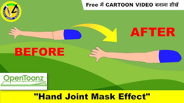Create Hand Joint Effect in Opentoonz | opentoonz animation tutorial