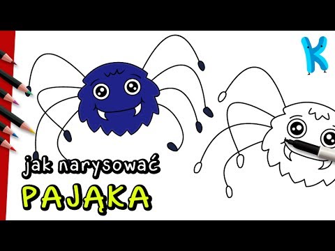 Wideo: Jak Narysować Pająka