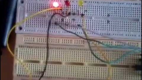 LED Blinking Using pic 16F84a and MikroC