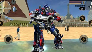 Optimus Prime Now Submarine Robot Transformer Fight Android Gameplay screenshot 2