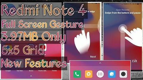 Full Screen Gesture For Redmi Note 4 || With Extra Features