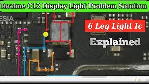 Realme C12 Display Light Section || Real me C12 Display Light Problem Solutions