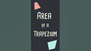 How to find the area of a trapezium! Check out the full video! #geometry #learnmath #minitymaths