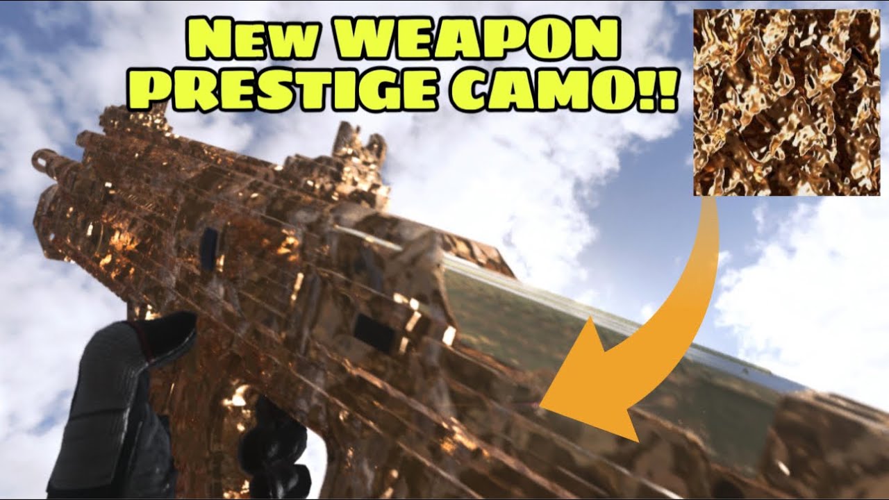 NEW WEAPON PRESTIGE CAMO + HOW TO UNLOCK ONE TRICK CAMO + ONE TRICK